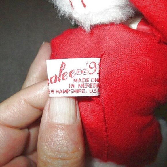 1991 Vtg Annalee Mobilitee Santa Claus Doll On Stand Poseable Christmas Holiday - Picture 9 of 9